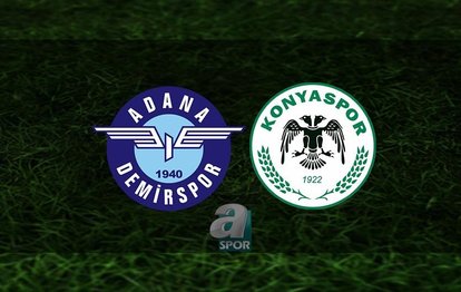 CANLI | Adana Demirspor - Konyaspor maçı Adana Demirspor - Konyaspor canlı anlatım