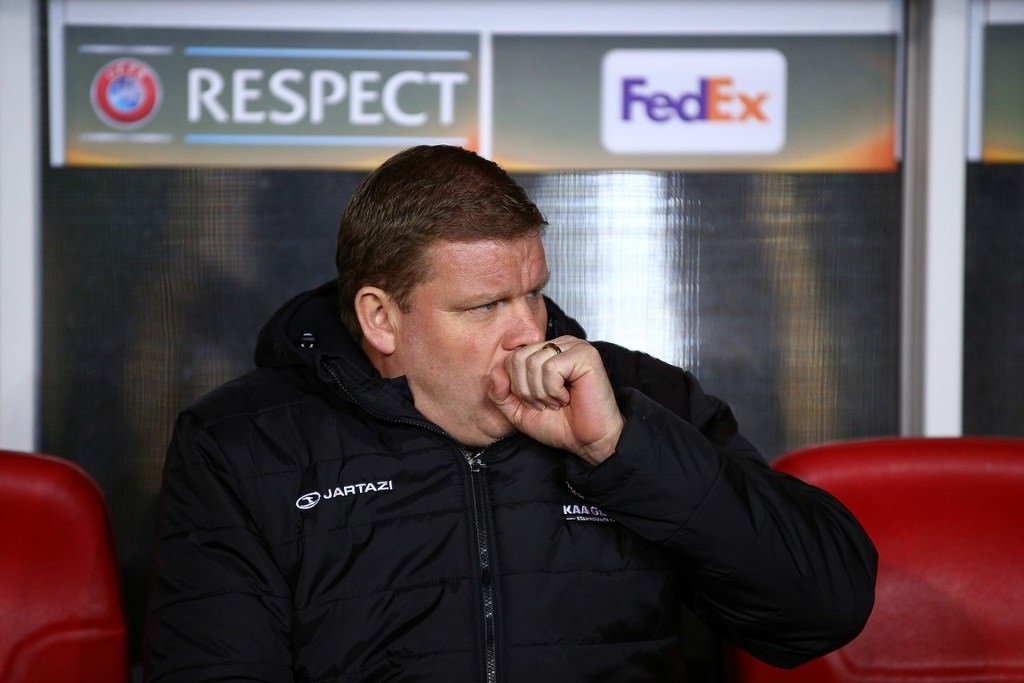 Konyaspor - Gent maçından kareler