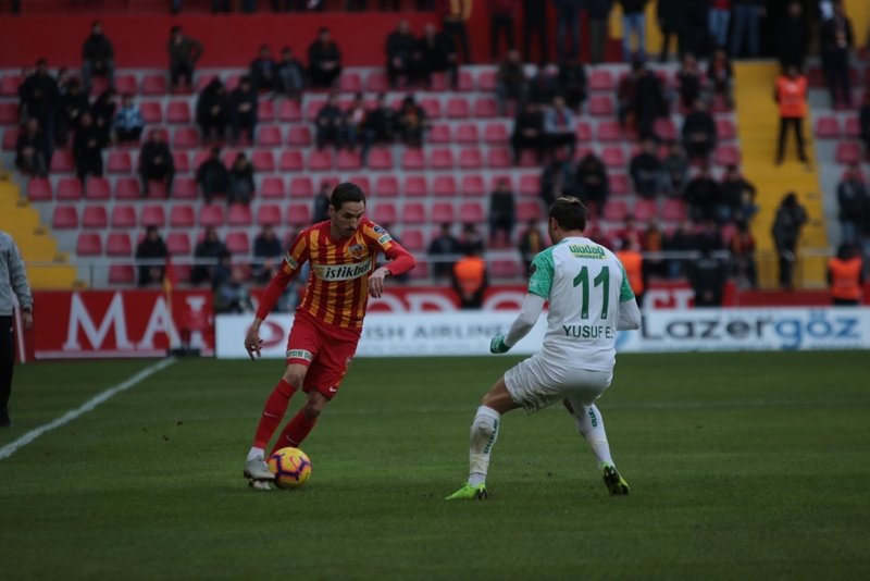 Kayserispor - Bursaspor Maçtan kareler
