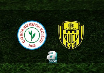 Çaykur Rizespor - MKE Ankaragücü maçı hangi kanalda?