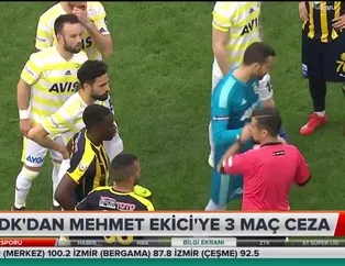 PFDK'dan Mehmet Ekici'ye 3 maç ceza