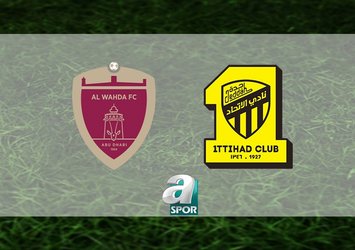 Al Wahda-Al Ittihad maçı saat kaçta?
