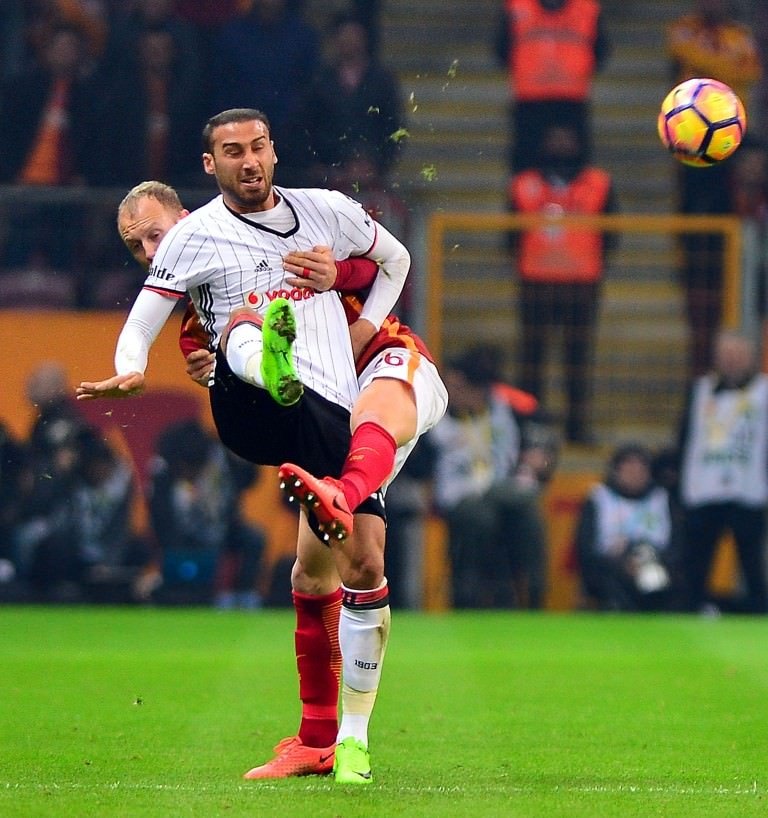 Galatasaray-Beşiktaş karşılaşmasından kareler