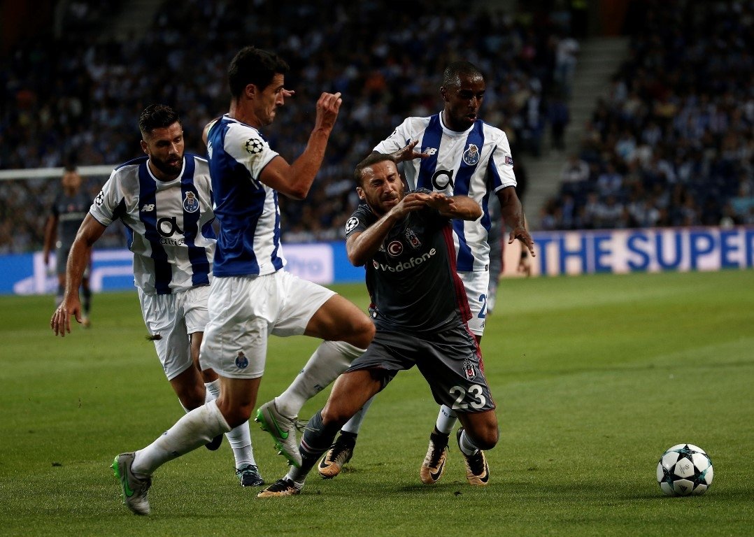 Porto-Beşiktaş karşılaşmasından kareler