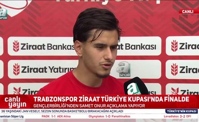Samet Onur: Hedefimiz kupayı kazanmaktı…