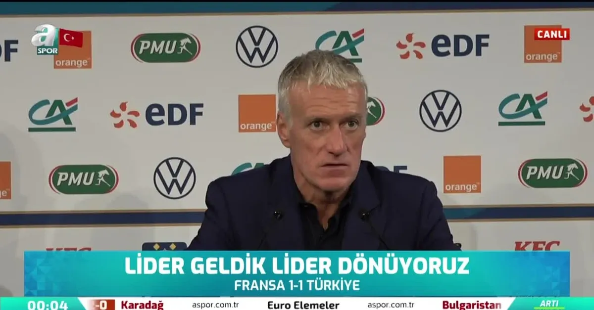 Deschamps: Türkiye'nin kalecisi çok iyiydi