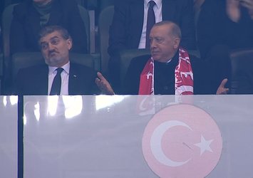 Başkan Erdoğan'dan 3. gol sevinci