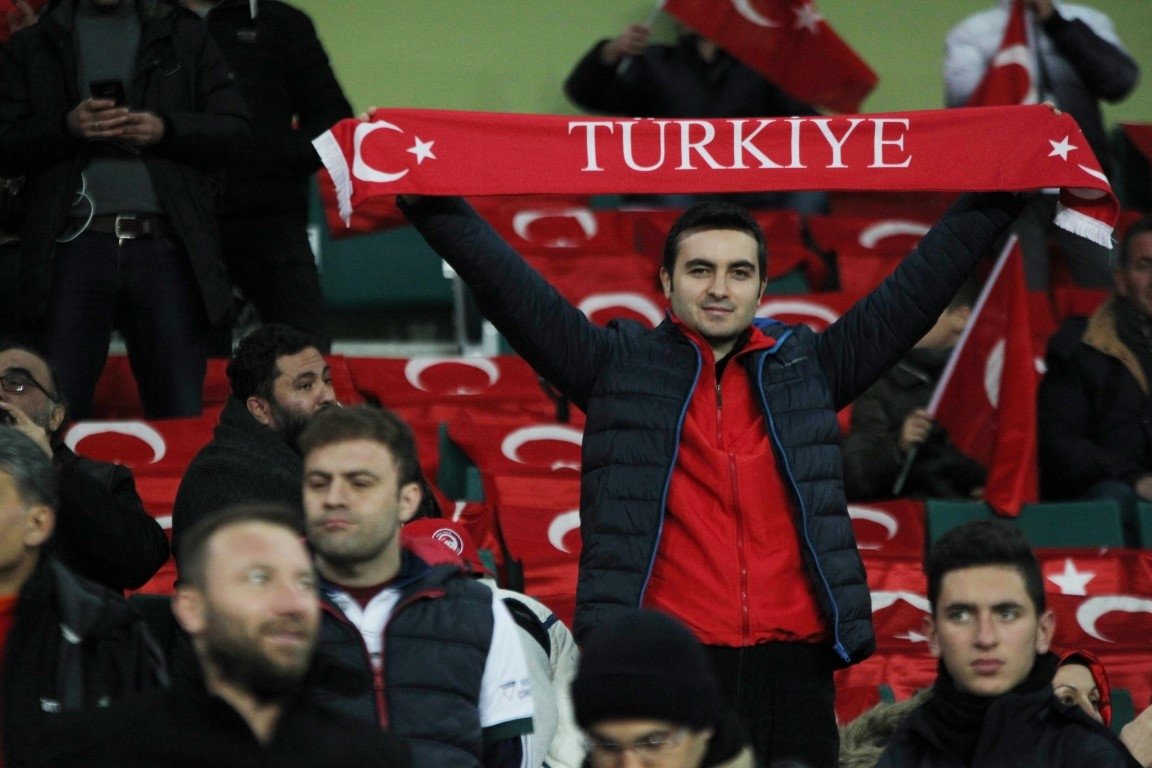 Türkiye İsveç maçından kareler