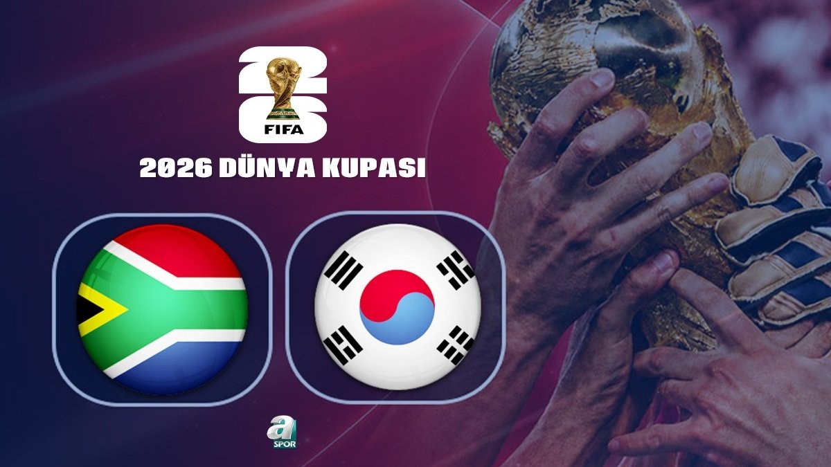 Güney Afrika-Güney Kore | CANLI (2026 FIFA Dünya Kupası)
