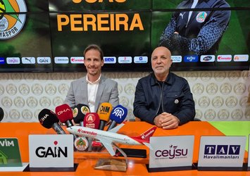 Alanyaspor'da Joao Pereira dönemi!