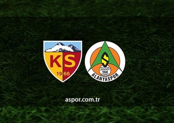 Kayserispor - Alanyaspor | CANLI