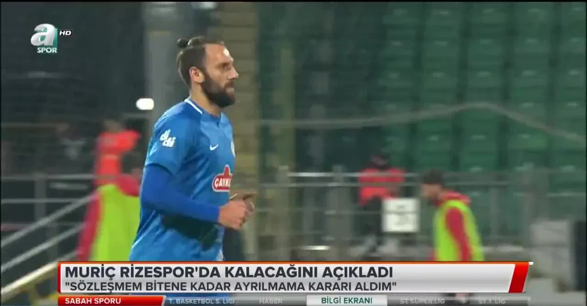 Vedat Muriç kalıyor