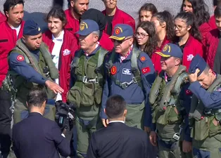 Başkan Erdoğan Teknofest'e böyle geldi