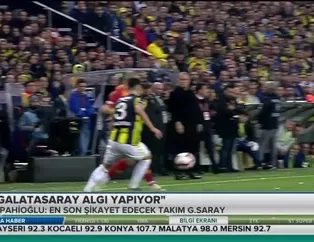 "Galatasaray algı yapıyor"