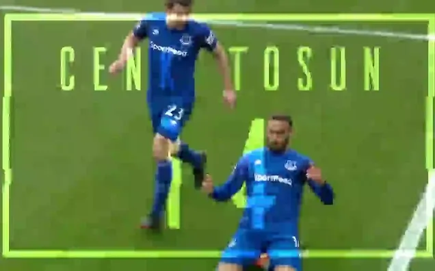Everton'dan Cenk Tosun'a özel video