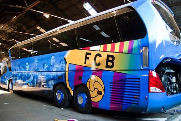 En klas takım otobüsleri