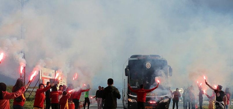 Galatasaray'a Malatya'da coşkulu karşılama