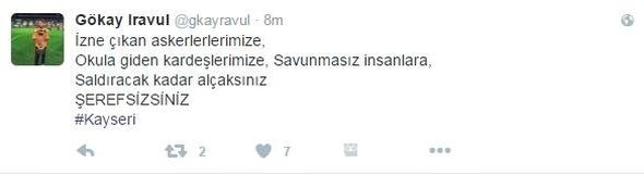 Kayseri’deki patlamaya spor dünyası böyle tepki gösterdi