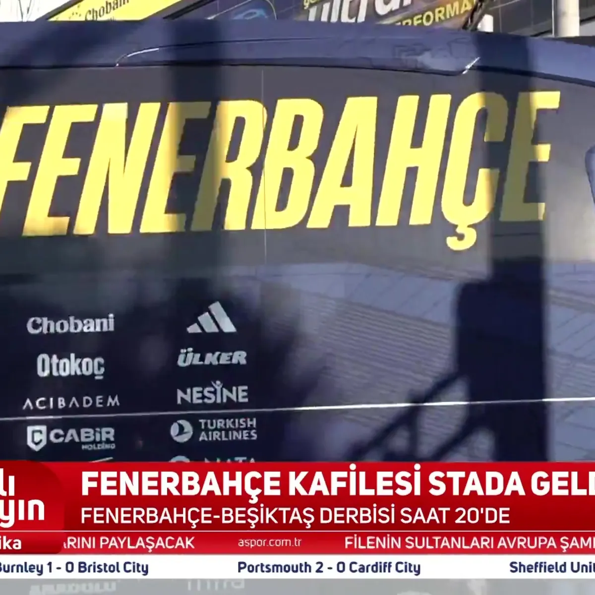 Fenerbahçe kafilesi Chobani Stadyumu'na ulaştı!