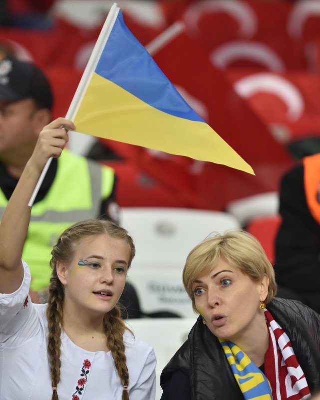 Türkiye - Ukrayna maçından kareler!