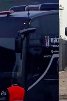 G.Saray ve Beşiktaş kafileleri stada ulaştı
