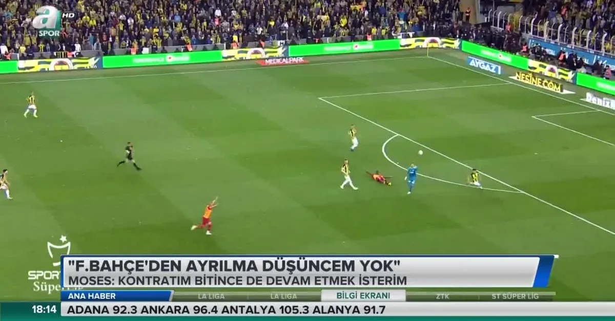 Moses: "Fenerbahçe'den ayrılma düşüncem yok"