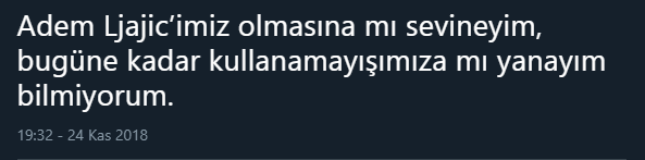 Sosyal medyanın Adem Ljajic tepkileri!