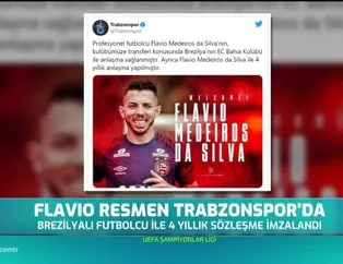 Flavio resmen Trabzonspor'da