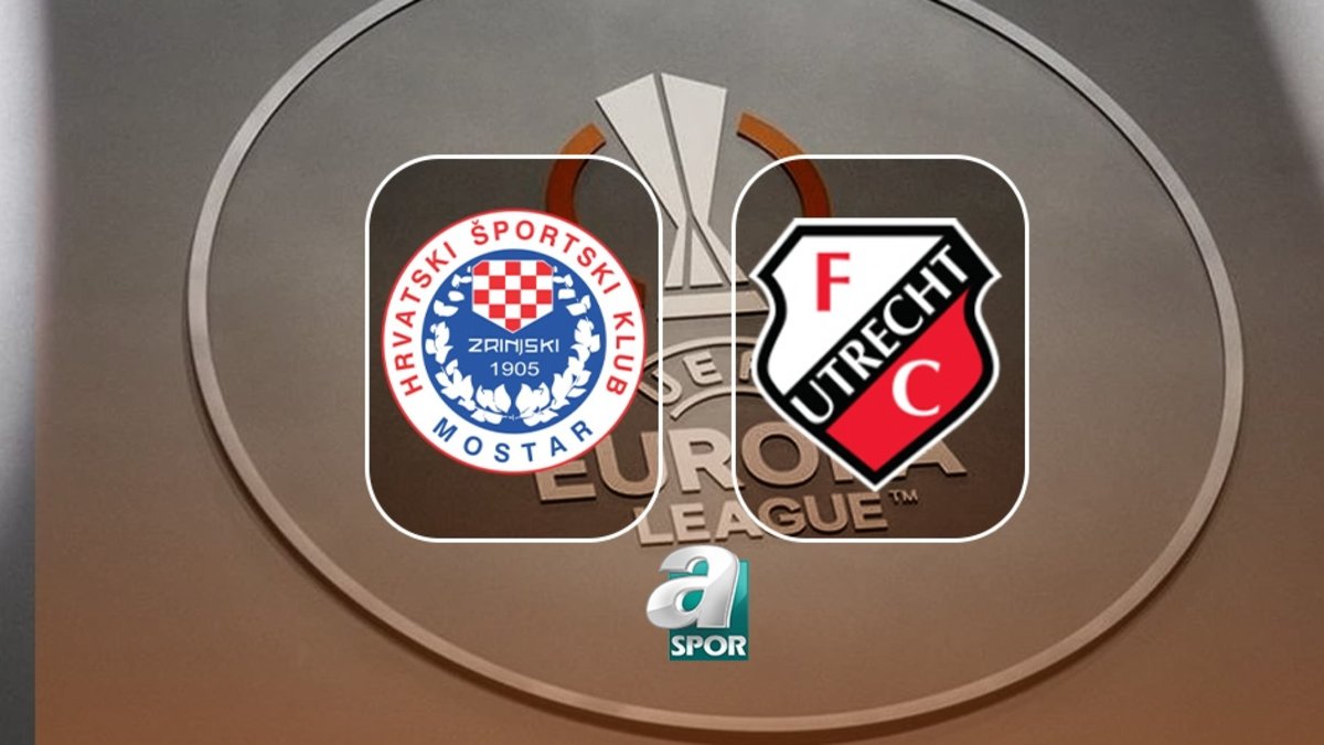 Zrinjski Mostar-Utrecht maçı ne zaman ve saat kaçta? UEFA Avrupa Ligi maçı hangi kanalda? Zrinjski Mostar-Utrecht maçı ne zaman ve saat kaçta? UEFA Avrupa Ligi maçı hangi kanalda?