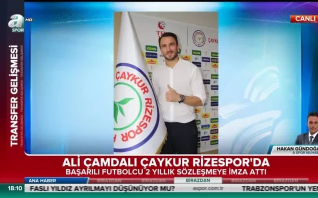 Ali Çamdalı Çaykur Rizespor'da