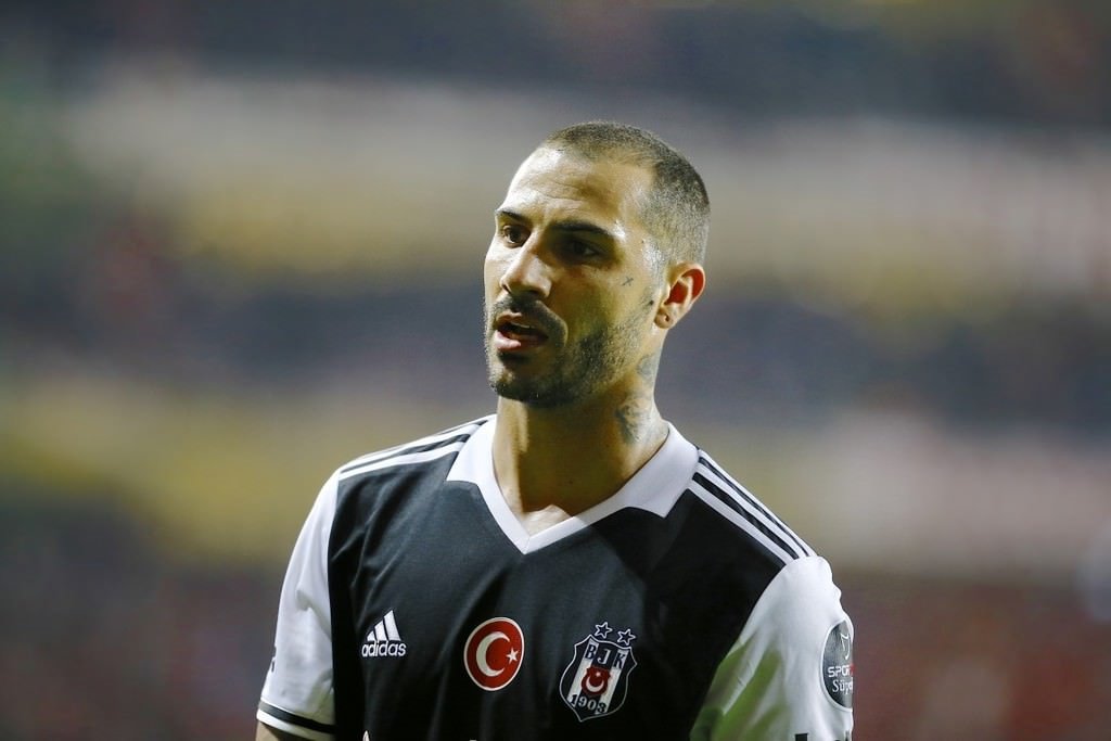 Antalyaspor-Beşiktaş karşılaşmasından kareler