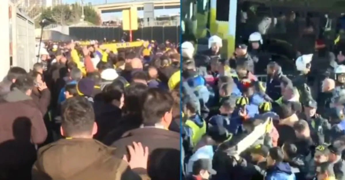 Fenerbahçeli taraftarlar RAMS Park'a ulaştı!
