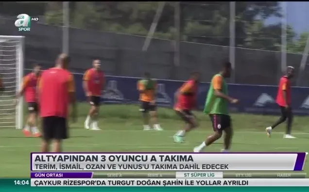 Altyapıdan üç oyuncu A takıma