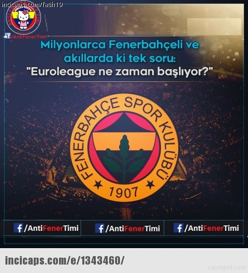 Vardar - Fenerbahçe capsleri