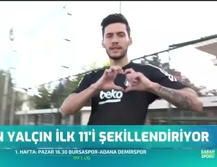 Sergen Yalçın ilk 11'i şekillendiriyor