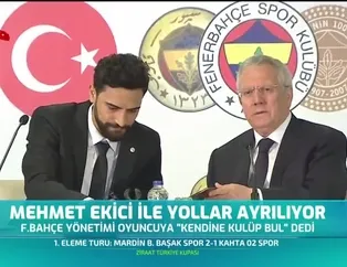 Mehmet Ekici ile yollar ayrılıyor