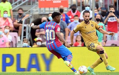 Ansu Fati Barcelona-Levante maçında golle döndü! Tam 10 ay sonra...