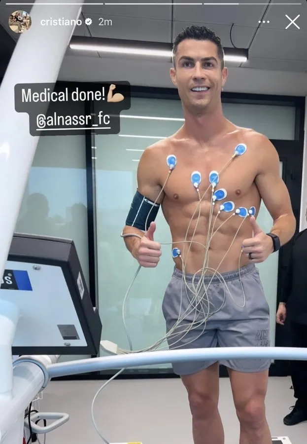 Cristiano Ronaldo sağlık kontrolünden geçti - 1