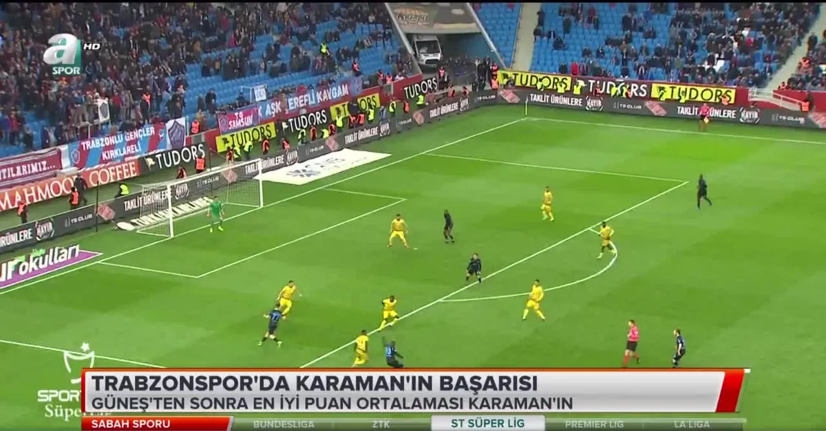 Trabzonspor'da Ünal Karaman'ı başarısı