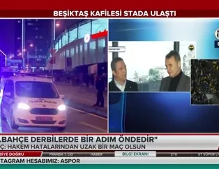 Beşiktaş kafilesi stada ulaştı