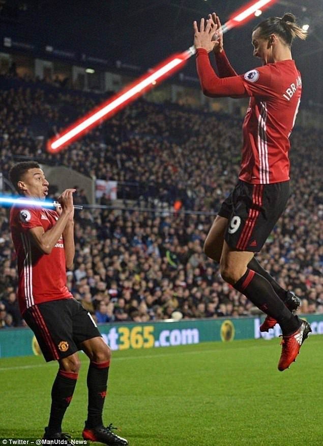 Ibrahimovic’in gol sevinci sosyal medyada olay oldu