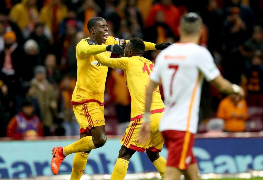 Galatasaray-kayserispor karşılaşmasından kareler