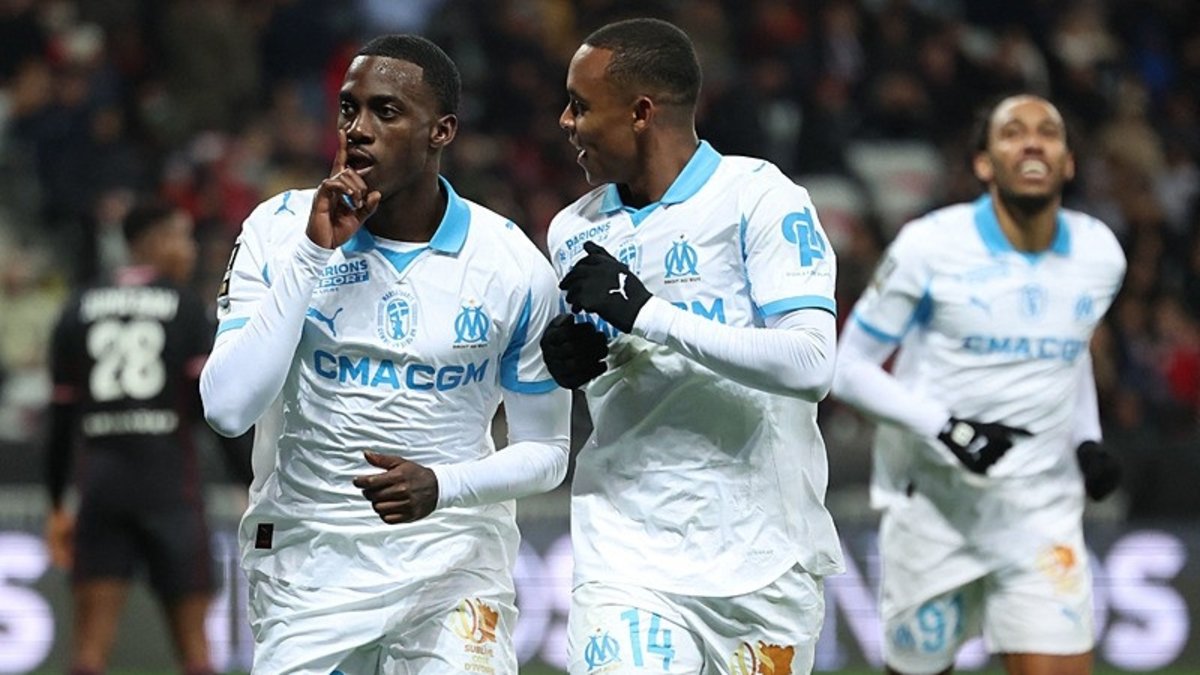 Marsilya derbide Nice'i farklı geçti!