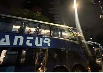 Brezilya'da takım otobüsüne bombalı saldırı!