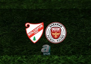 Boluspor - Karaman FK maçı ne zaman?