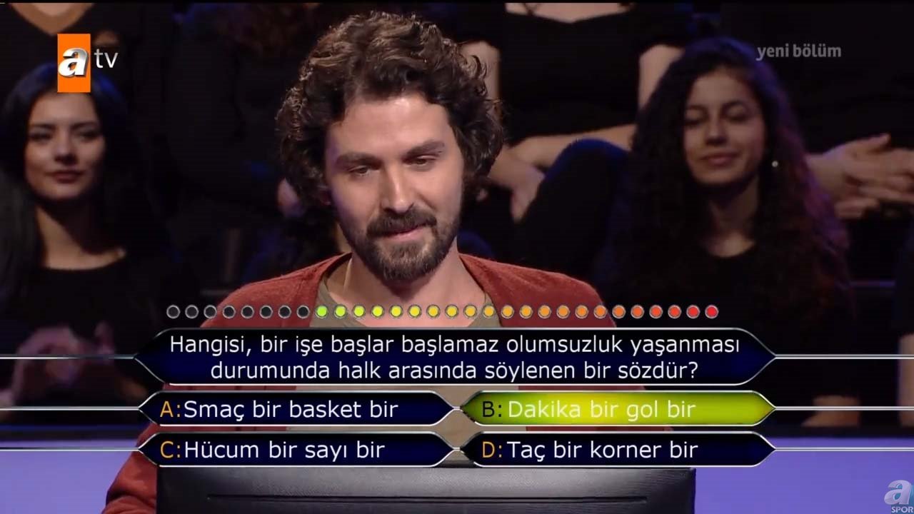 Kim Milyoner Olmak İster’de ’futbol’ sorusu geceye damga vurdu!