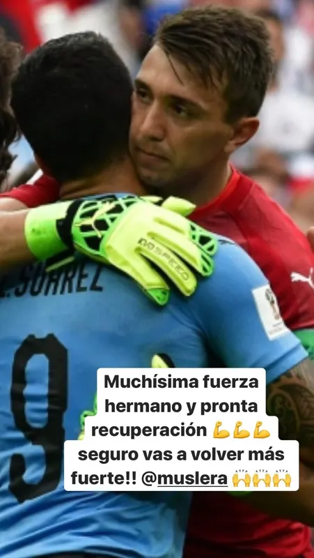 Luis Suarez'den Fernando Muslera'ya geçmiş olsun mesajı - 2