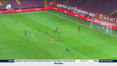 Galatasaray 1-0 Darıca Gençlerbirliği (MAÇ ÖZETİ)