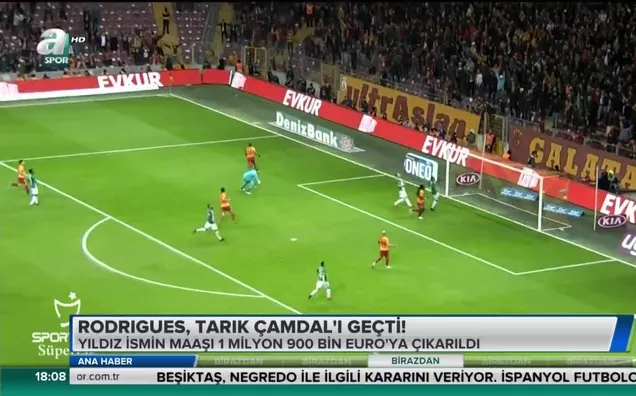 Garry Rodrigues, Tarık Çamdal'ı geçti!