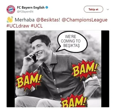 B. Münih'ten Beşiktaş paylaşımı - 2